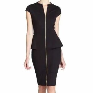 Ted Baker Black Midi Dress